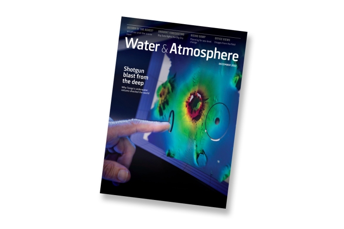 Water & Atmosphere publication cover Nov 2022