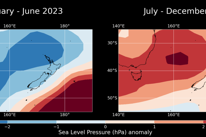 2023 Annual Climate Summary - MSLP