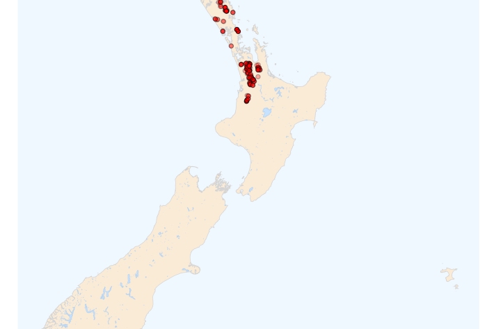Black mudfish - distribution map [2024]