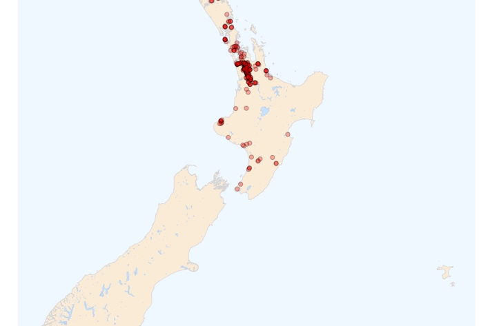Koi carp distribution map [2024]