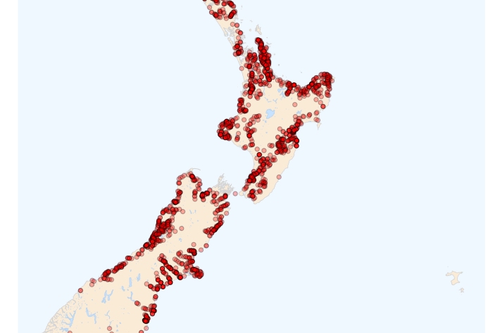 Torrentfish distribution map [2024]