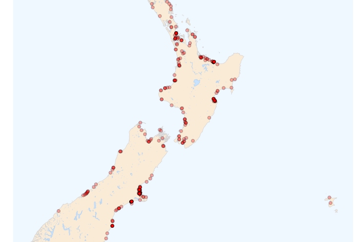 Yelloweye mullet distribution map [2024]