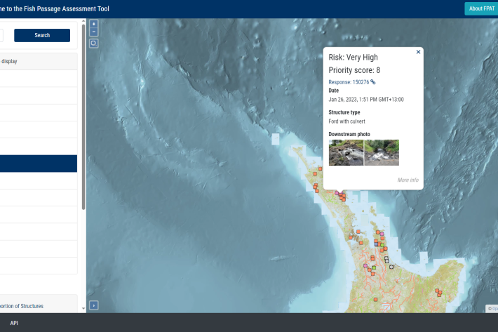 Fish Passage Assessment Tool - Web App screenshot