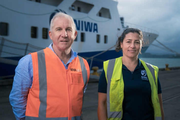 Co voyage leaders Craig Stevens and Denise Fernandez