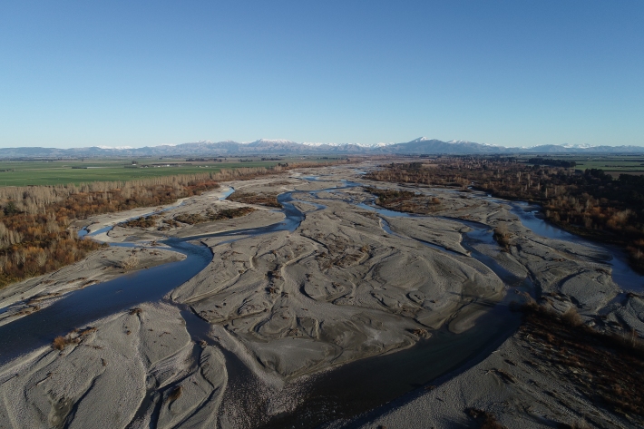 Mountains to the sea - Rangitata River - H Biggs