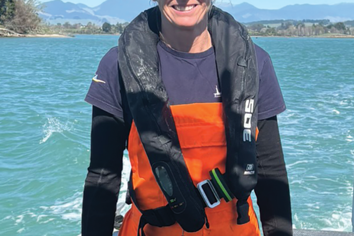 Marine ecologist Niki Davey