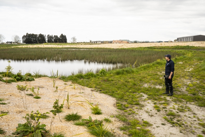 Dr Brandon Goeller, Riparian and Wetland Scientist.