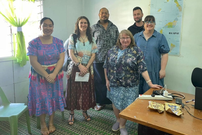 The NZ field team with Mr Isitolo Talita (Sila) the Officer-in-Charge of MAFF for Ha’apai.
