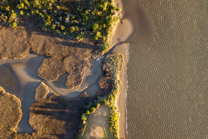 Waihi estuary in Pukehina.