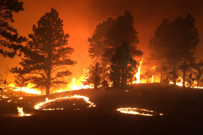 Auburn Fire in South Dakota