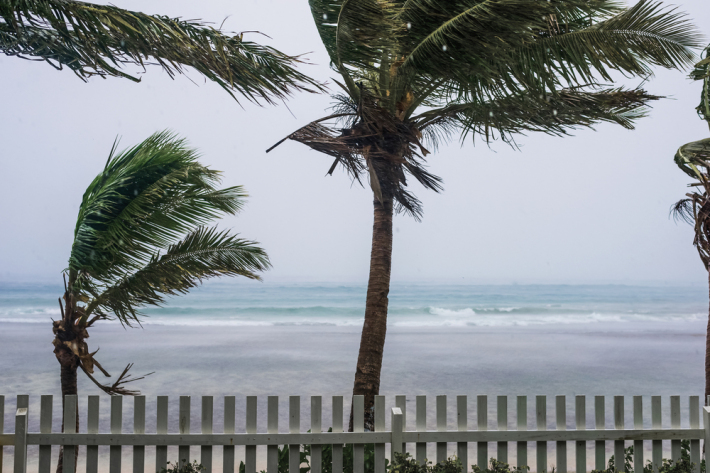 Storm in the Yasawa Islands, Fiji.