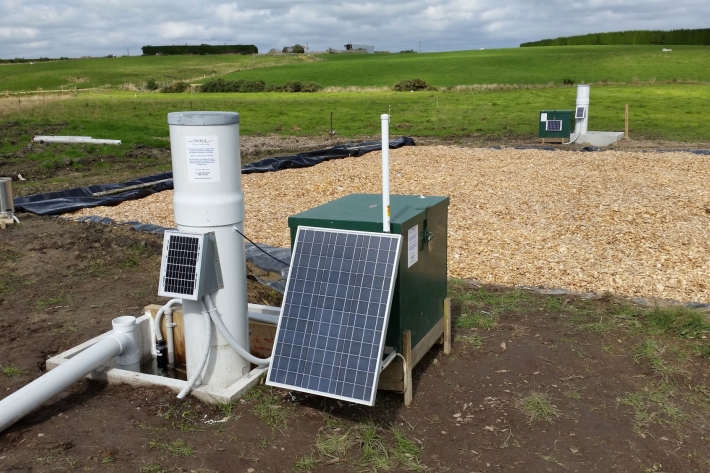 A woodchip bioreactor in the Waituna catchment in Southland