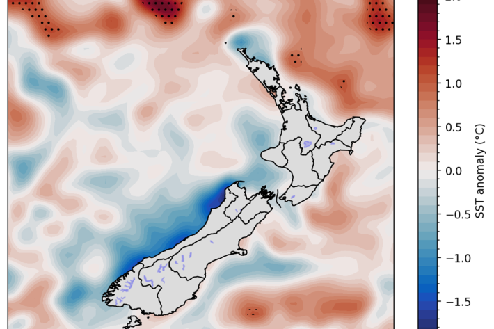 30-day SST anomalies to 26 Mar 2024