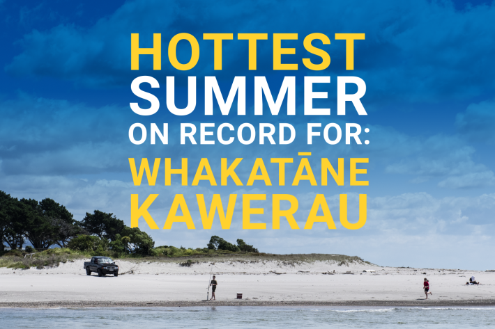 Summer 2023-24 climate summary highlight: Hottest summer on record for Whakatāne Kawerau