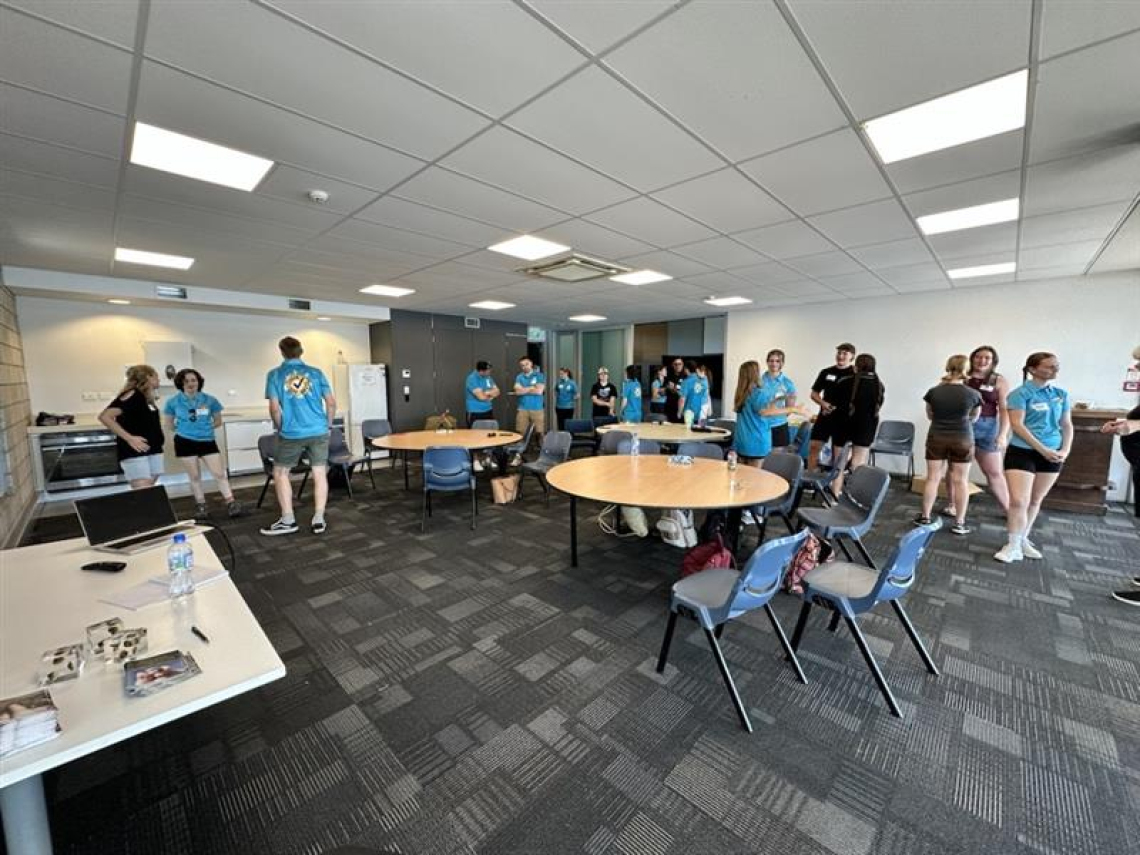 MPI Ambassador training at Karāpiro lake 16 November 2025 presentation by Earth Sciences NZ researcher Brian Smith.