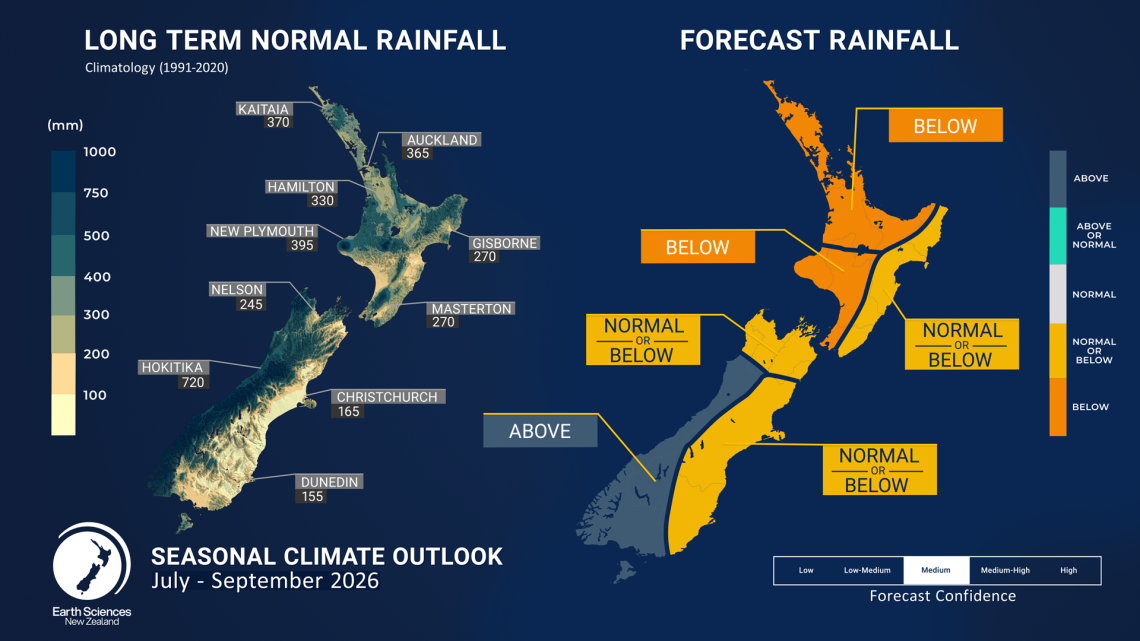Rainfall outlook