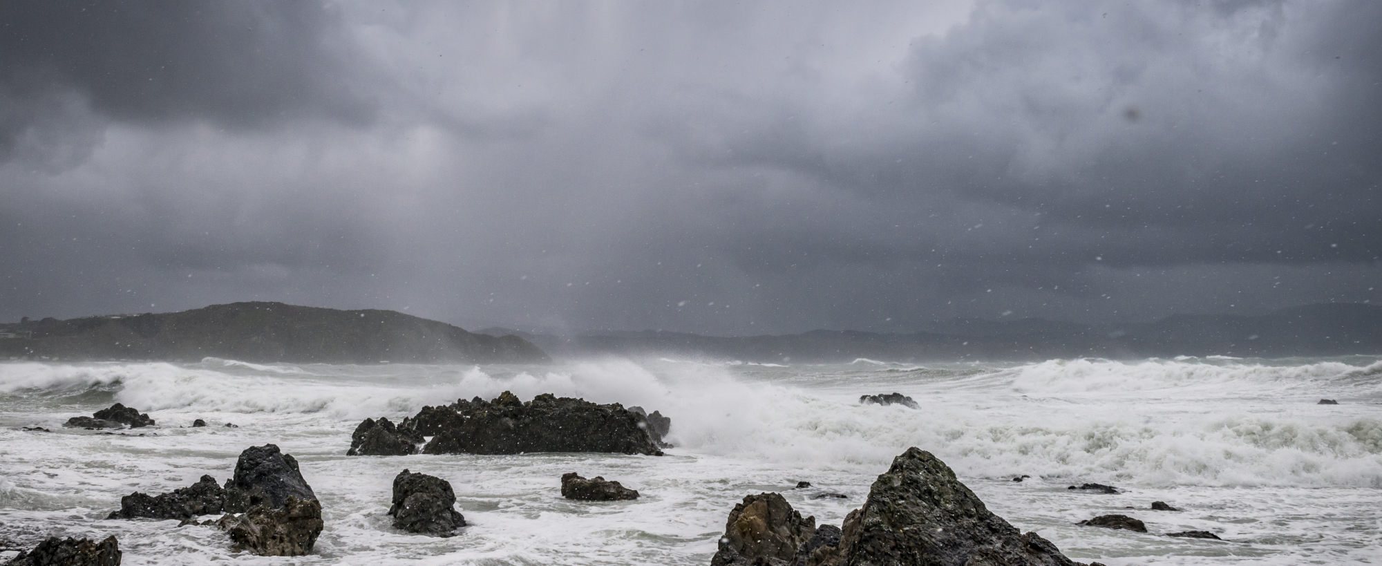 Wellington storm waves