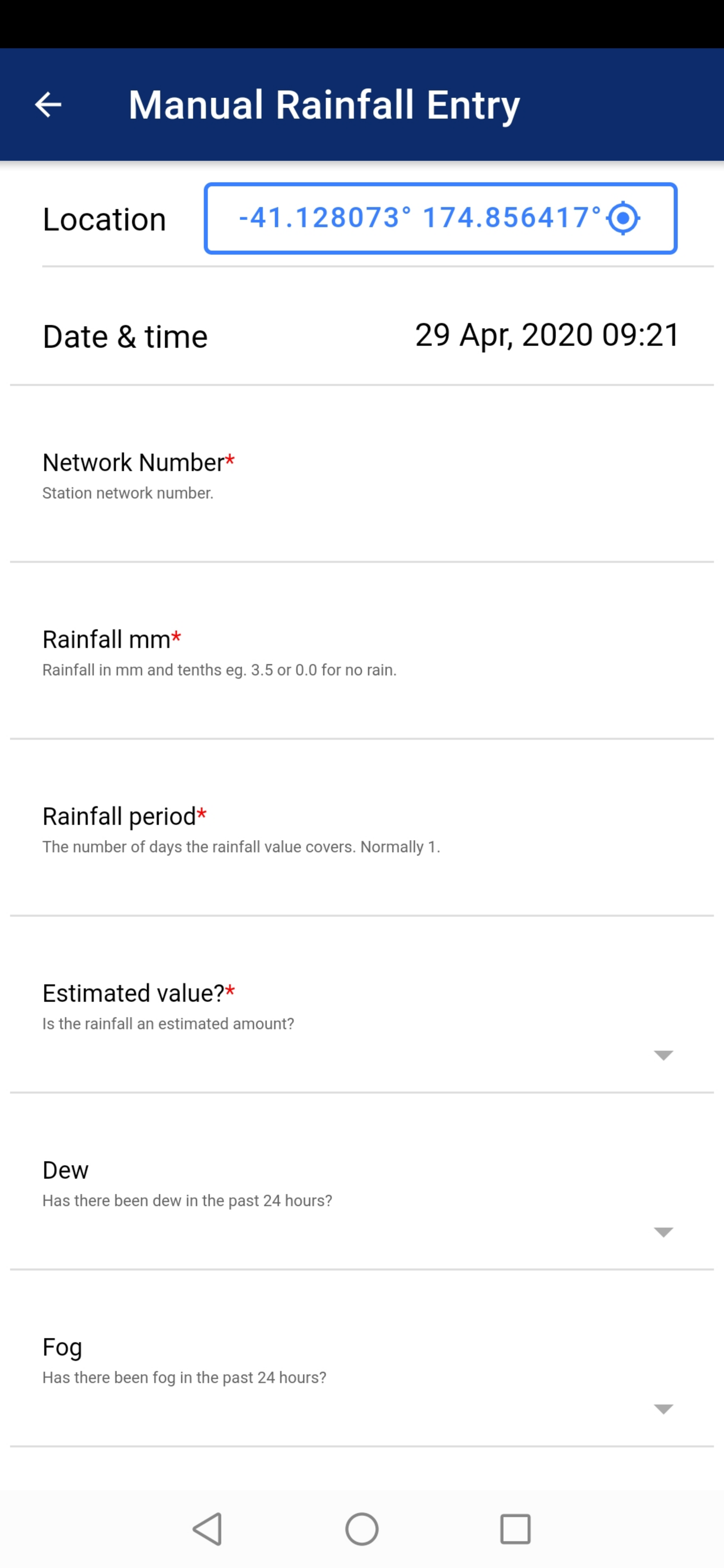 NIWA_citizen_science_app_screenshot