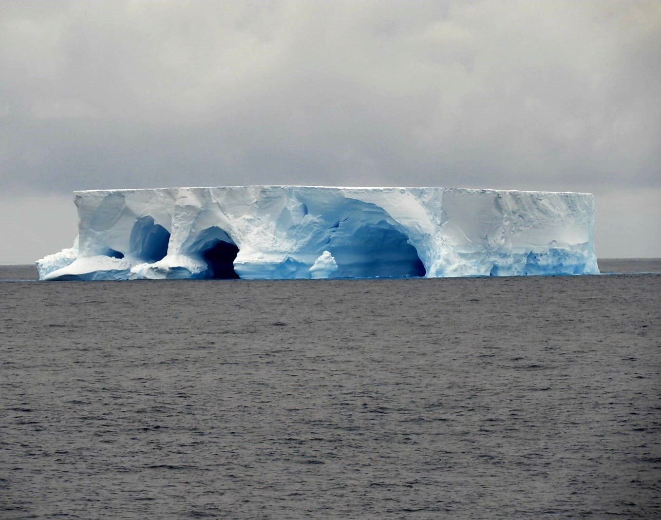 One of the first icebergs spotted