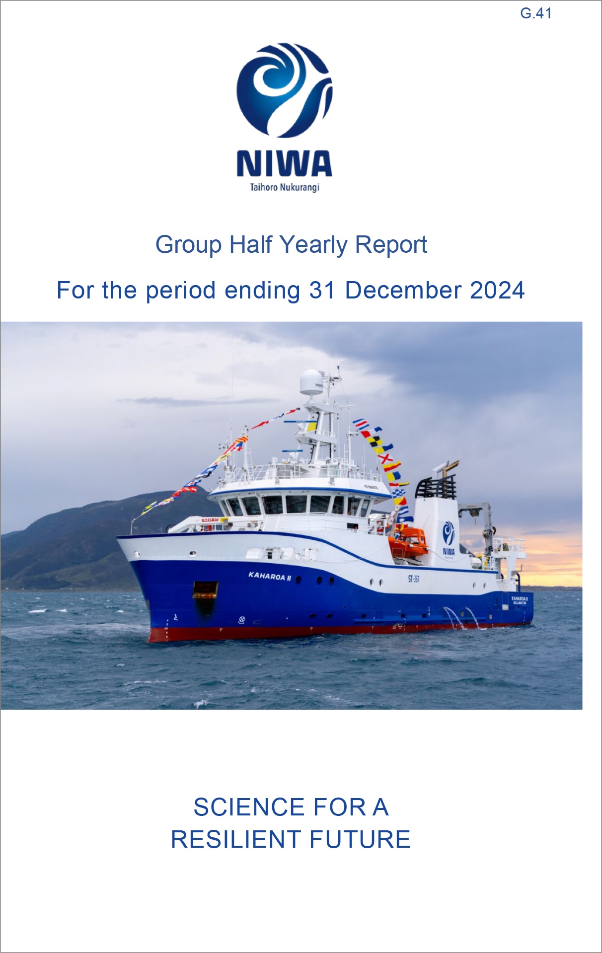 NIWA-HalfYear-Report-to-31-December-2024-cover