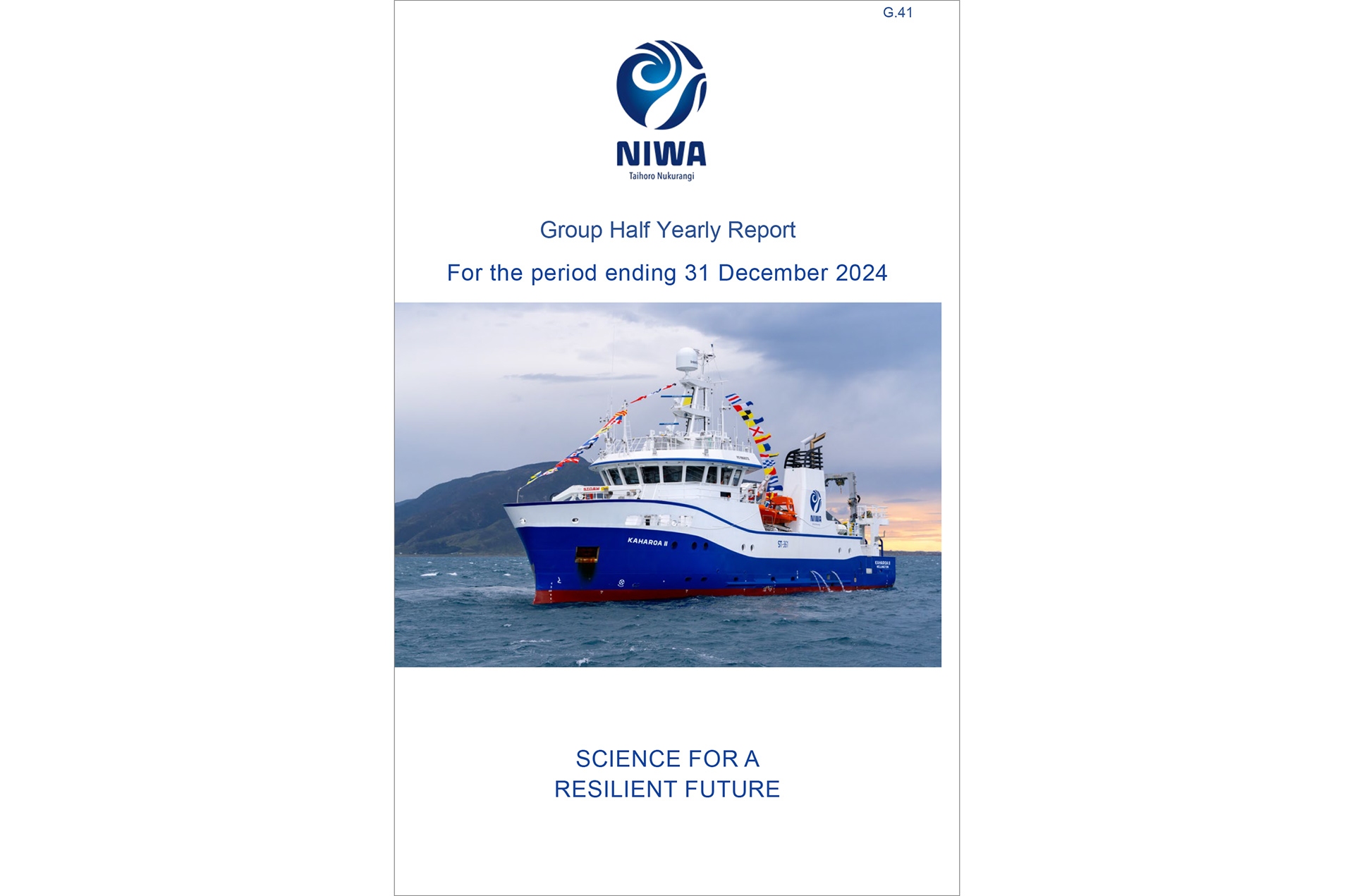 NIWA-HalfYear-Report-to-31-December-2024-cover
