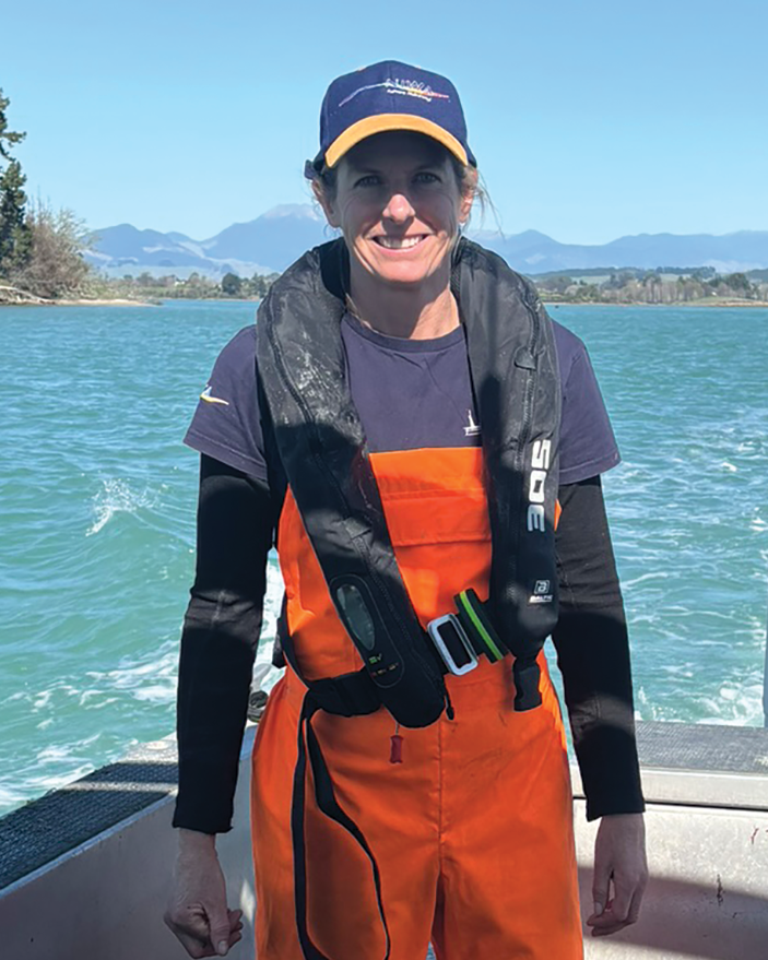 Marine ecologist Niki Davey