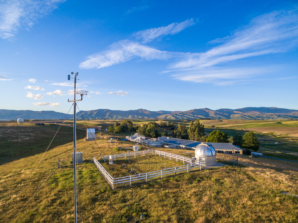 NIWA’s atmospheric research station at Lauder, Central Otago