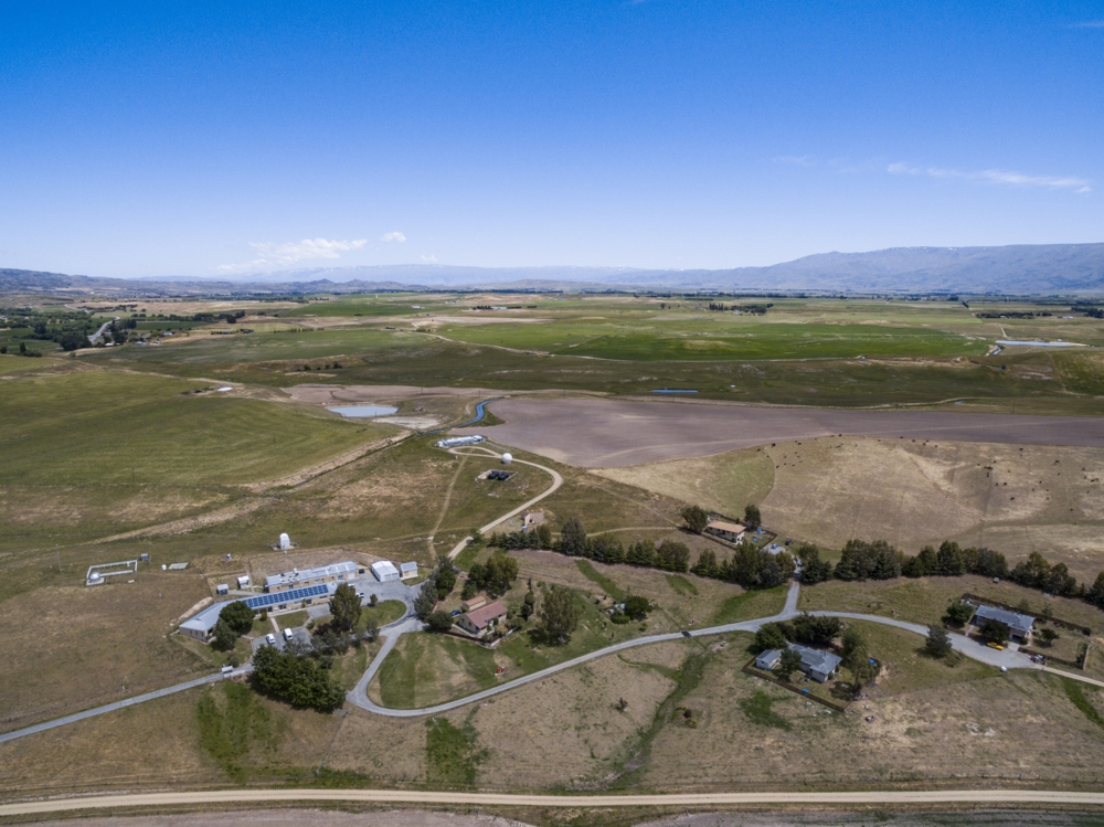 NIWA's atmospheric research station situated at Lauder