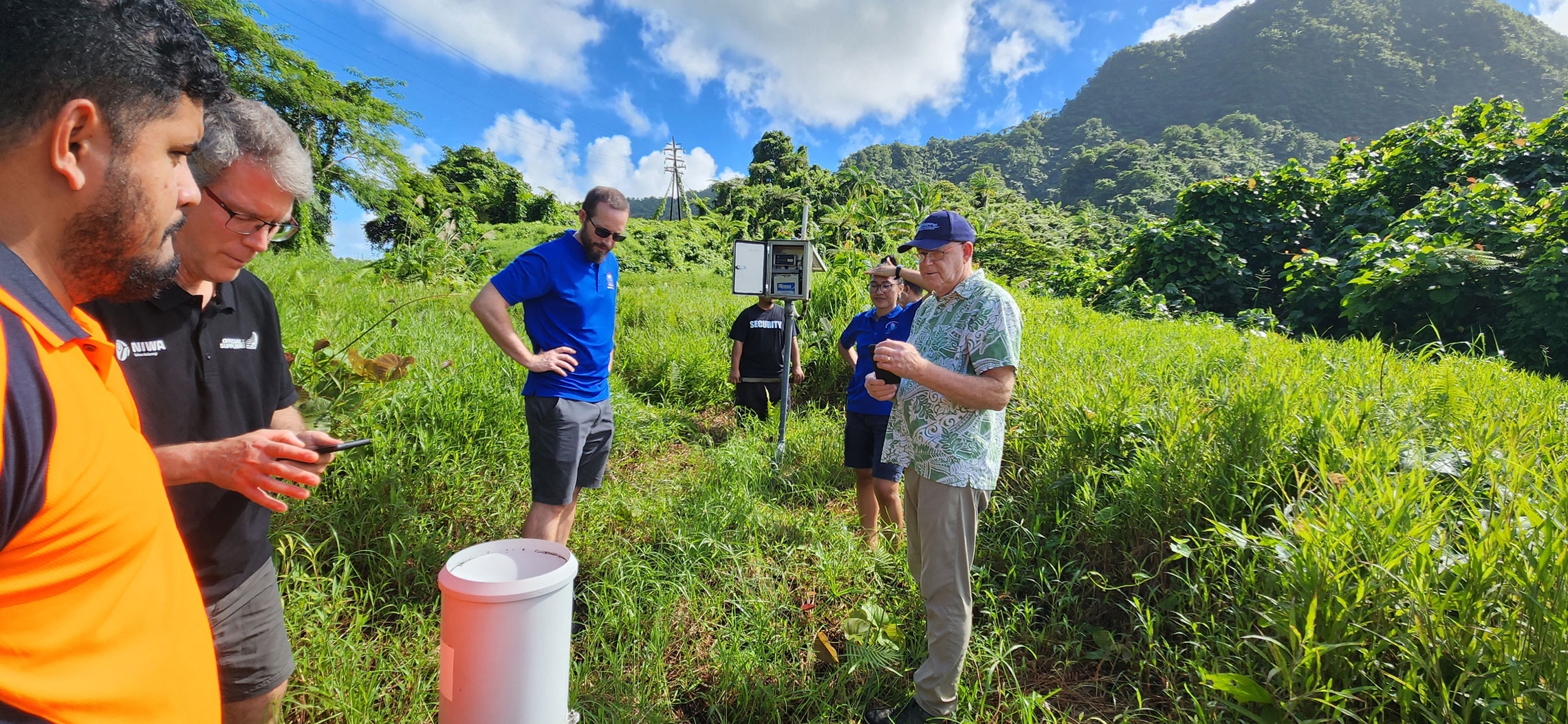 Alan in Samoa (2024 Automatic weather Station) 