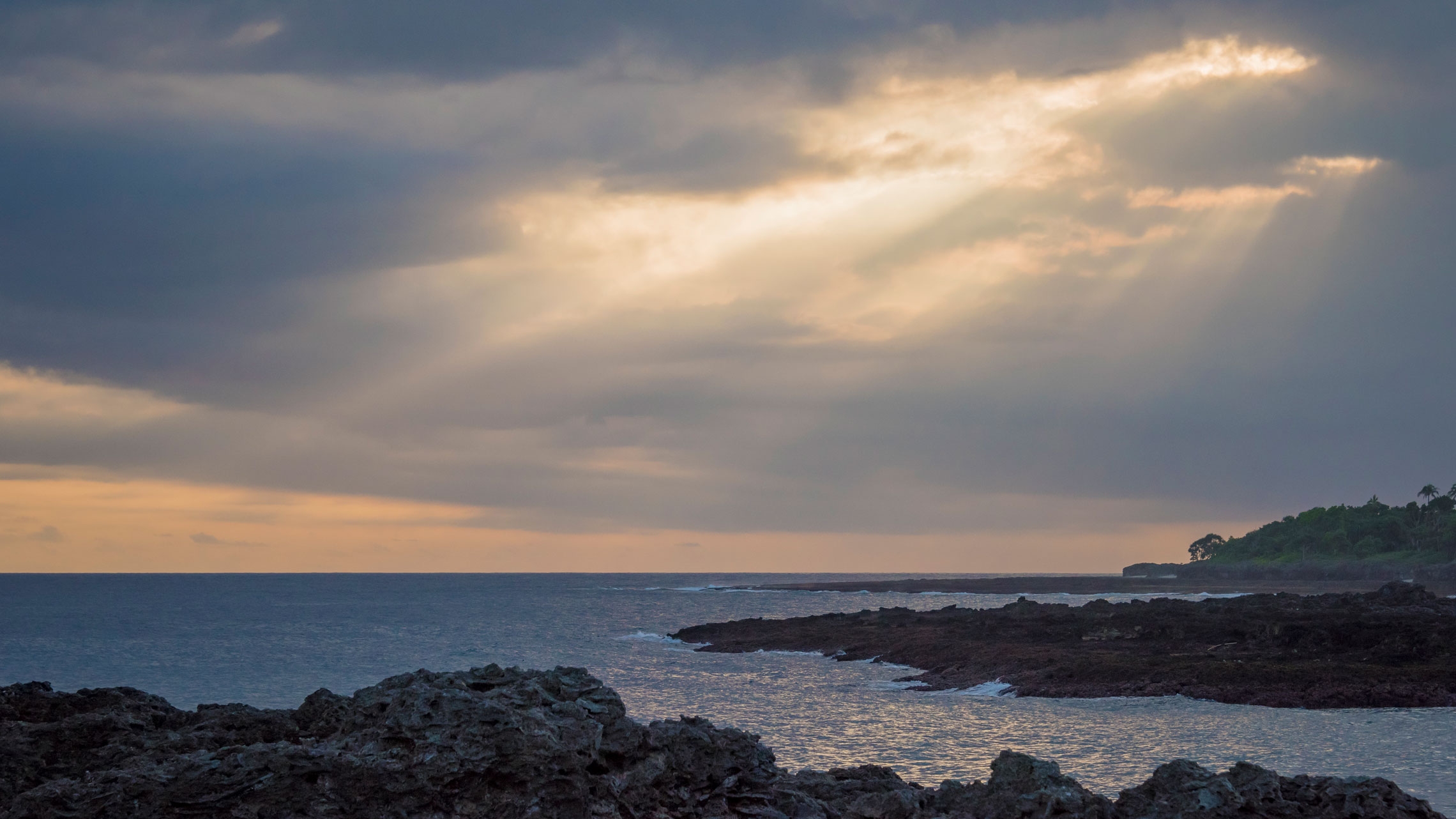 Tanna, sunset. Improved climate data on the way for Vanuatu.