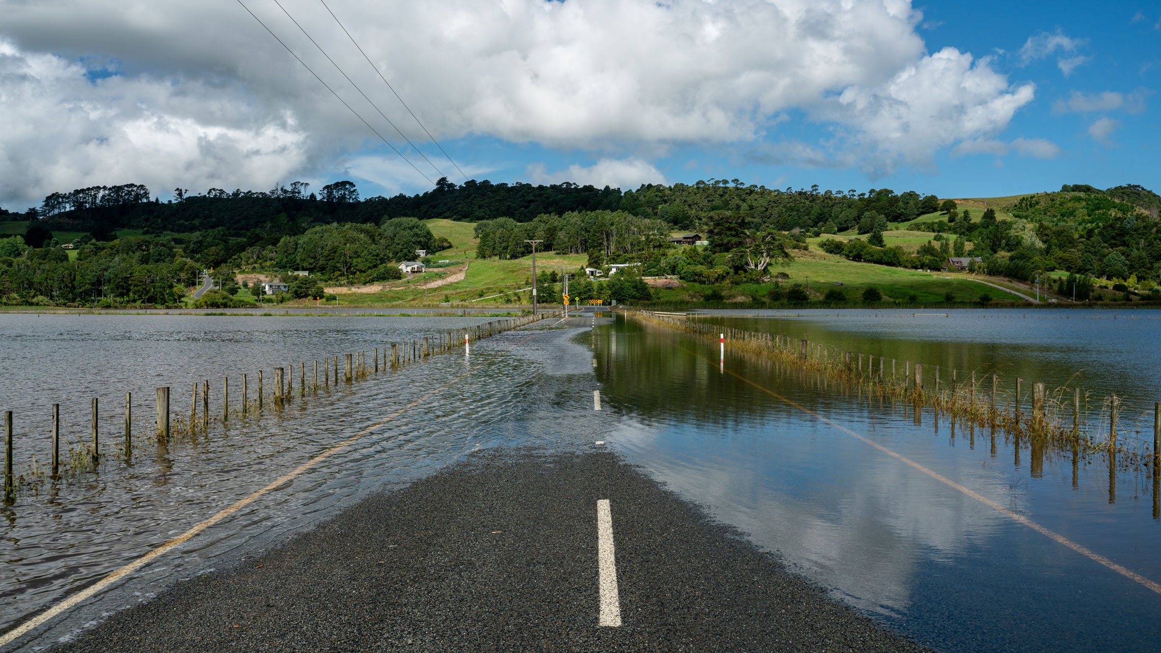 Flood waters receding after days of heavy rain across the area.