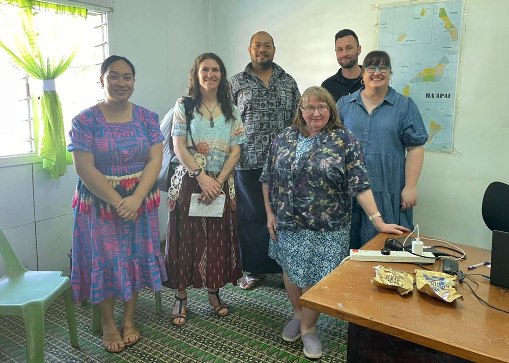 The NZ field team with Mr Isitolo Talita (Sila) the Officer-in-Charge of MAFF for Ha’apai.