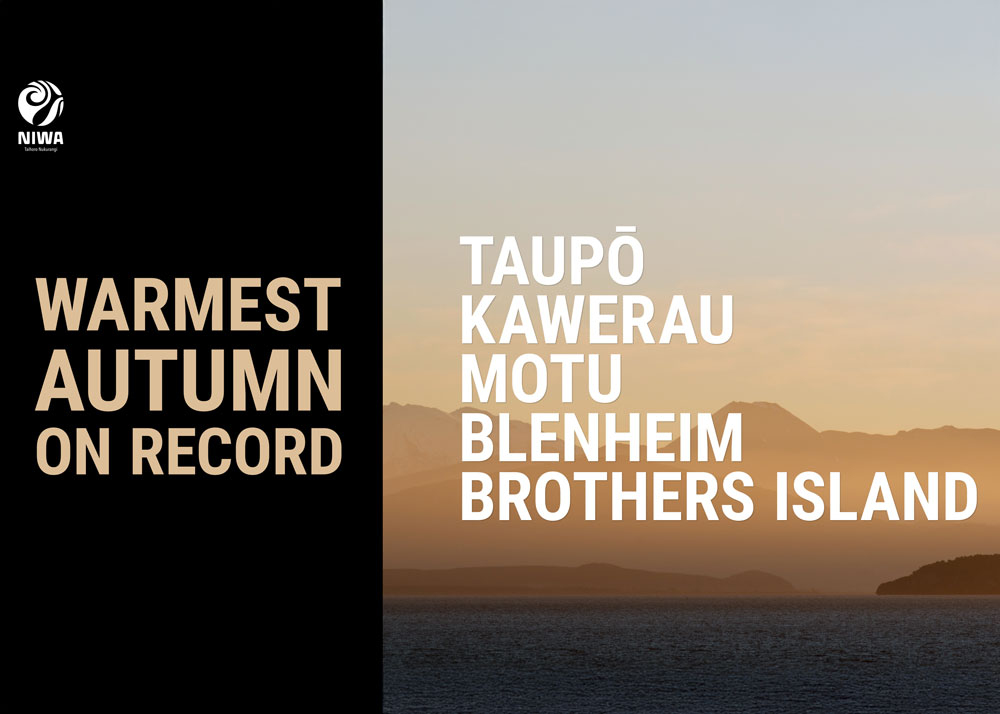 Autumn 2025 climate summary tile