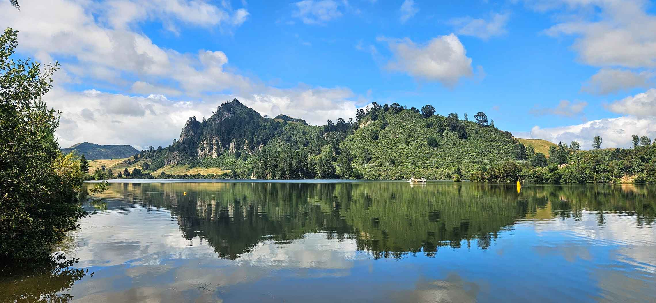 Lake Whakamaru, a Waikato hydro-lake that is currently clam-free. 