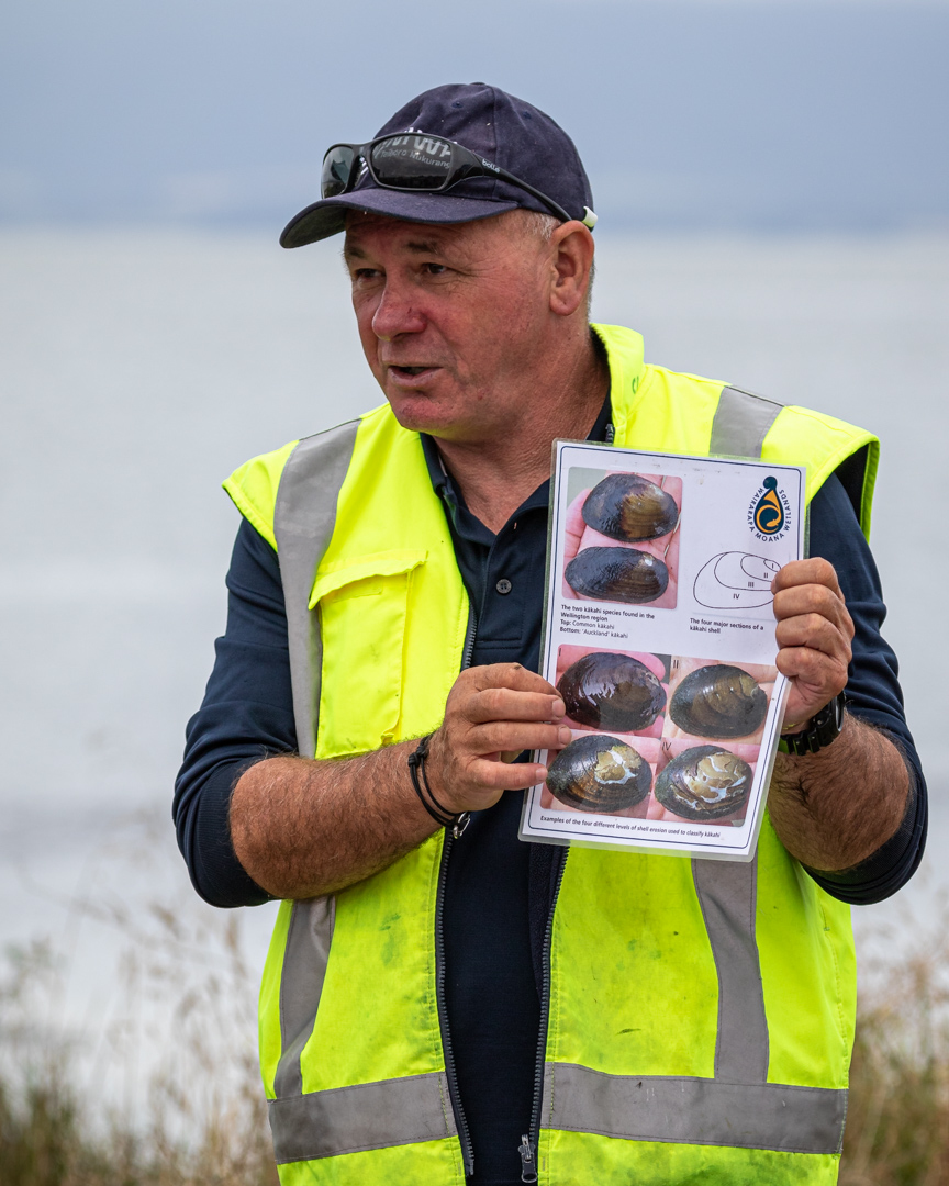 Volunteers in the Wairarapa Moana Kākahi Count were led by Earth Sciences NZ ecologist Mark Fenwick