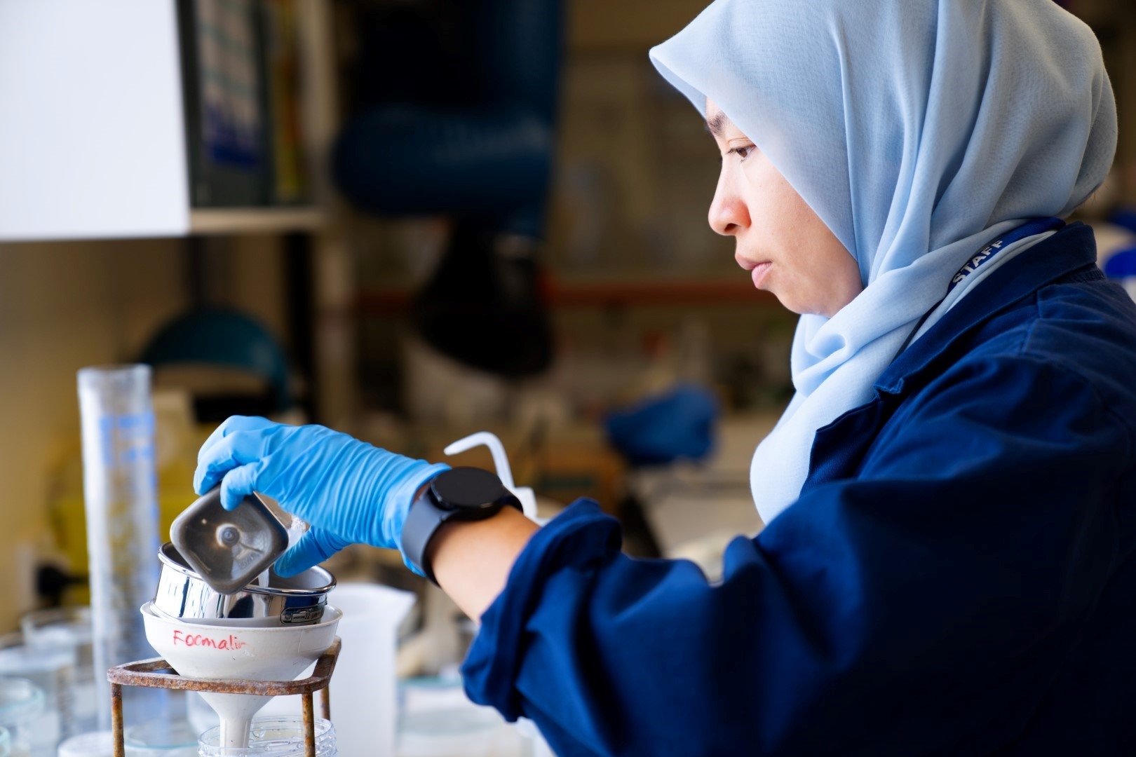 A lot of work goes into getting the specimens sorted and ready for analysis