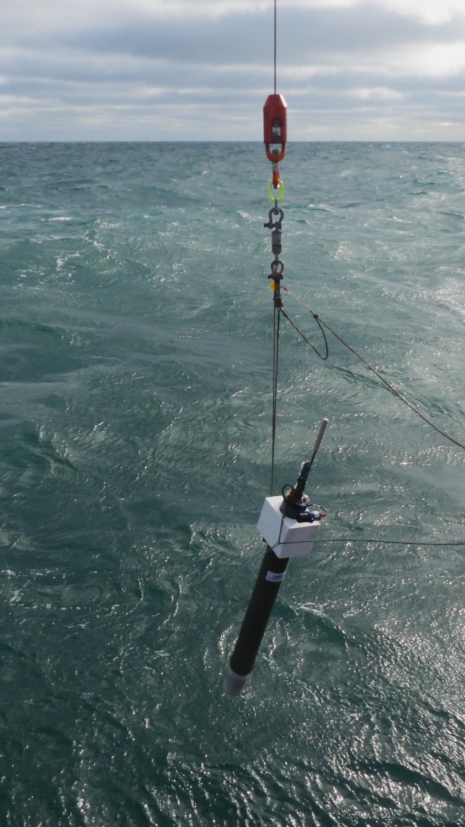 Nervous moments as the float is deployed