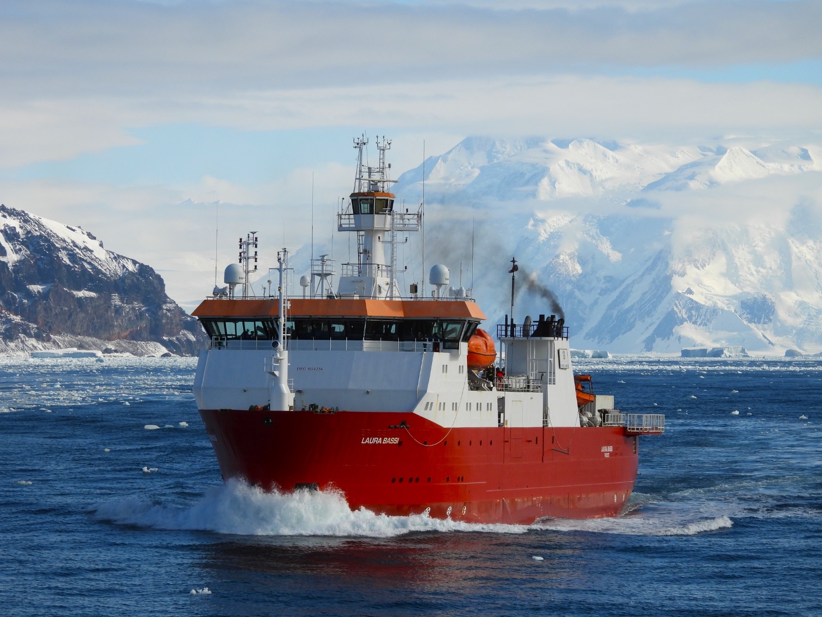 The Laura Bassi pays a visit